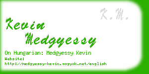 kevin medgyessy business card